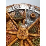 Incense Holder Wheel Of The Year Altar Plate Summerisle